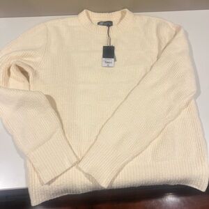 **see descrip Men’s Jason Bolden JF J.Ferrar cream NWT sweater size medium